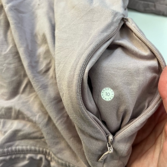 Lululemon Twisted and Tucked Hooded Pullover Pale Purple size 10 - Picture 4 of 9